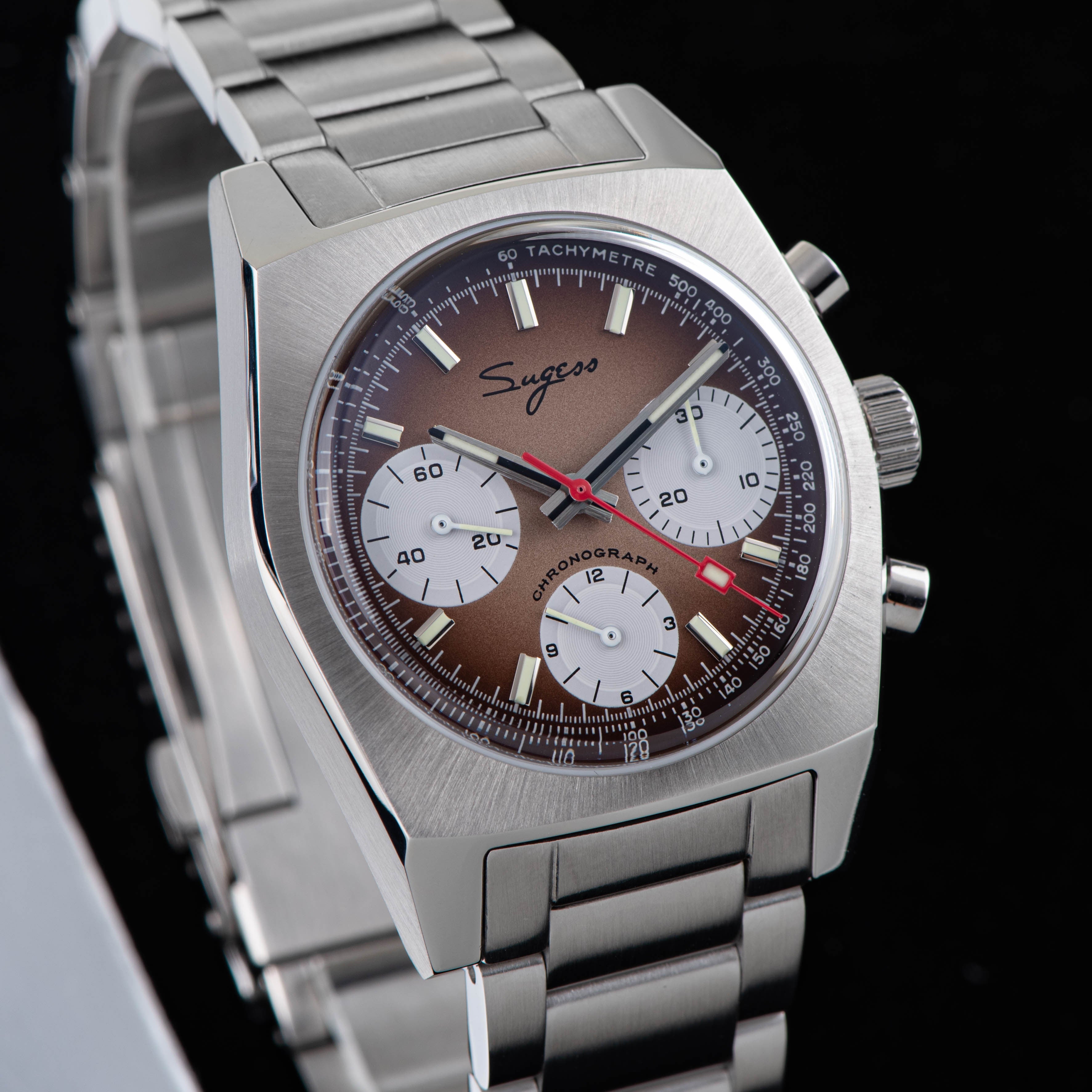Chrono Heritage S419 Chronograph Smoke Fume Dial-TIME.SHOP
