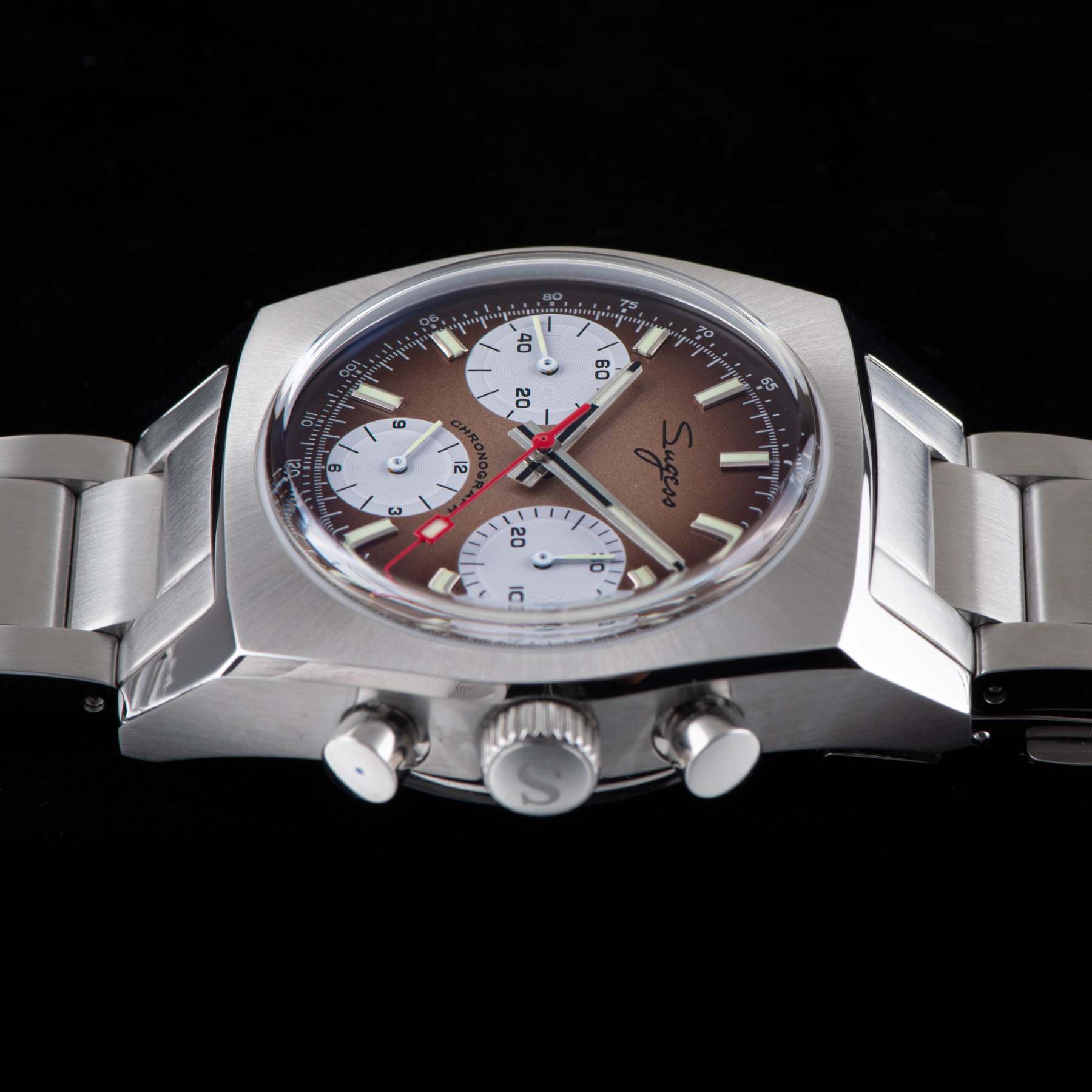 Chrono Heritage S419 Chronograph Smoke Fume Dial-TIME.SHOP