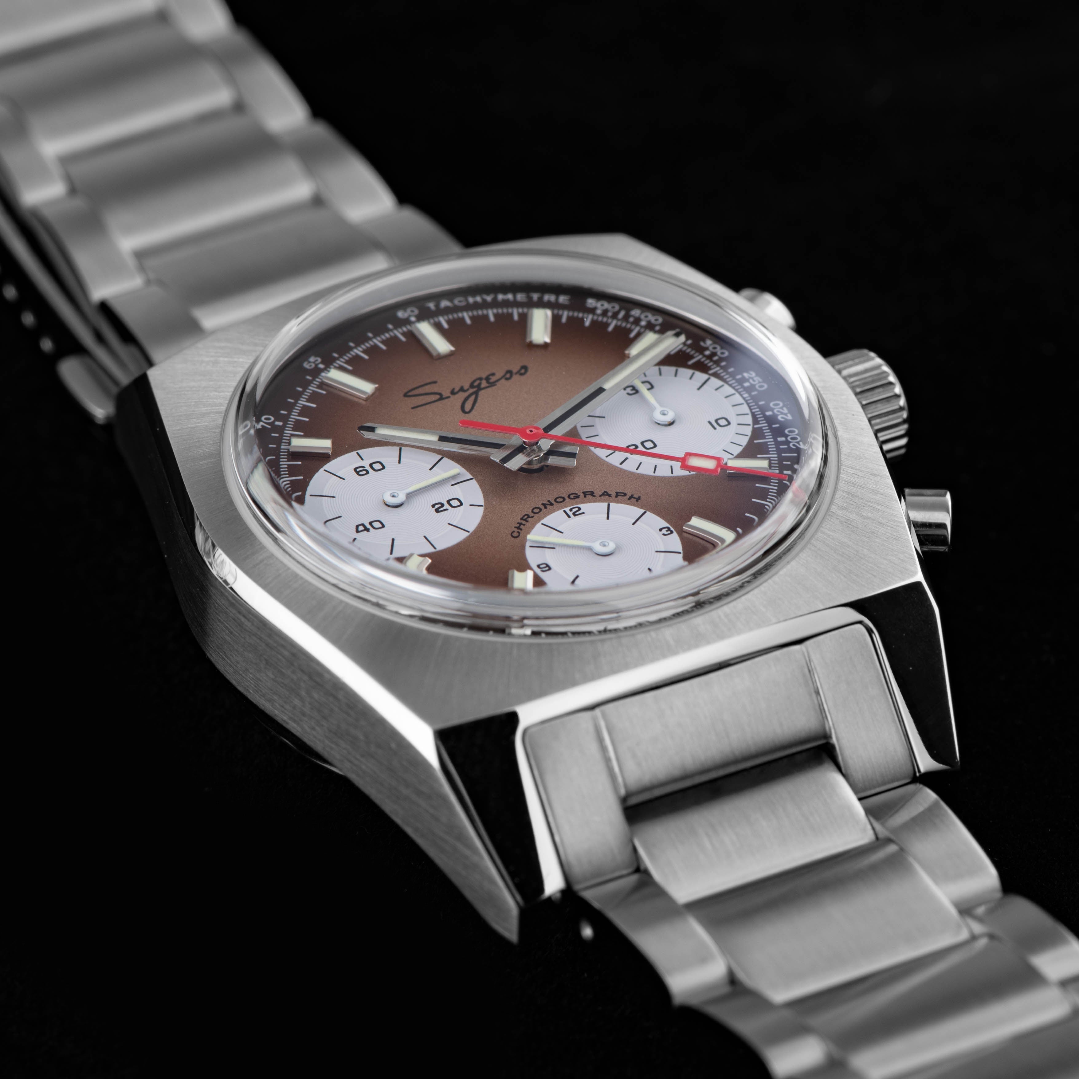 Chrono Heritage S419 Chronograph Smoke Fume Dial-TIME.SHOP