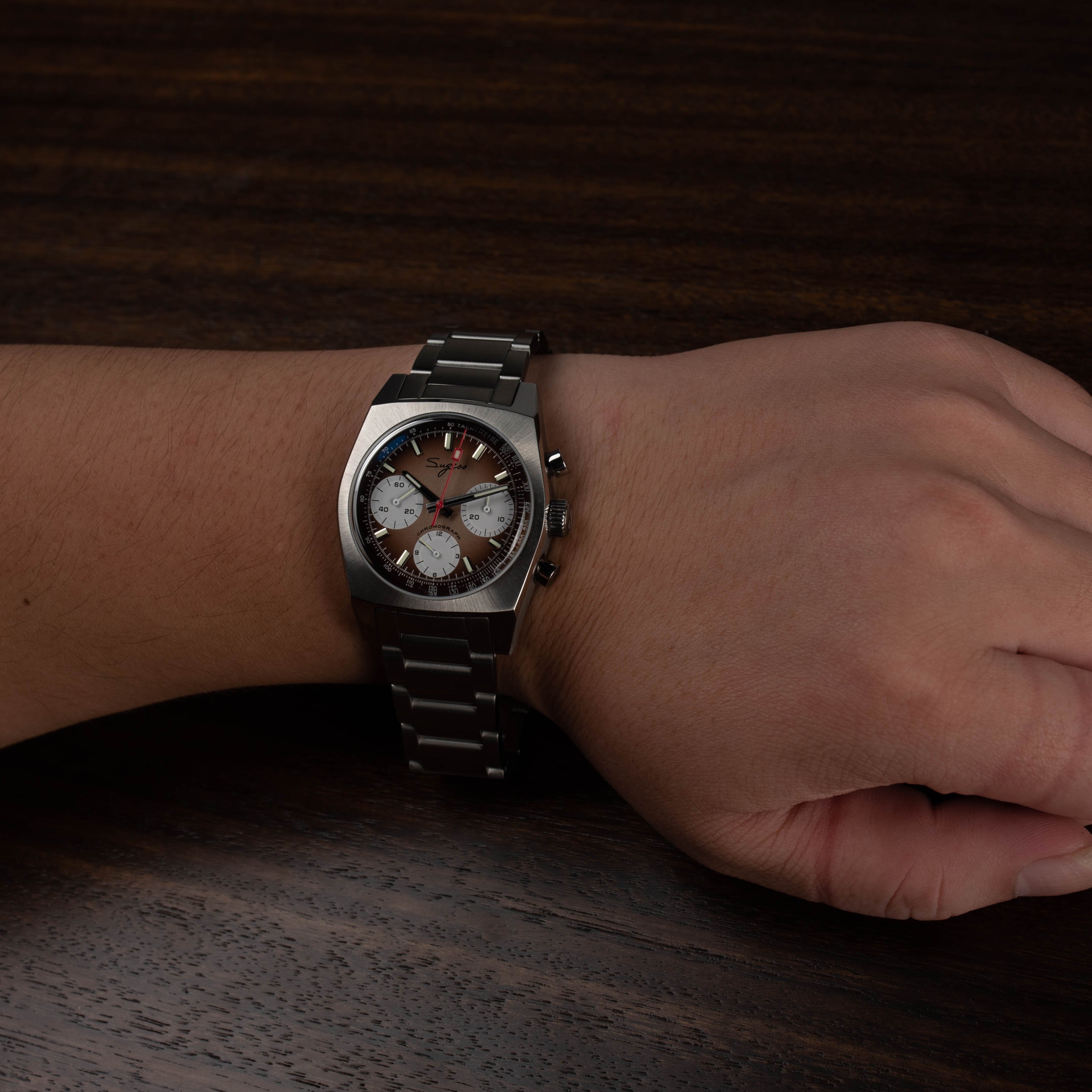 Chrono Heritage S419 Chronograph Smoke Fume Dial-TIME.SHOP