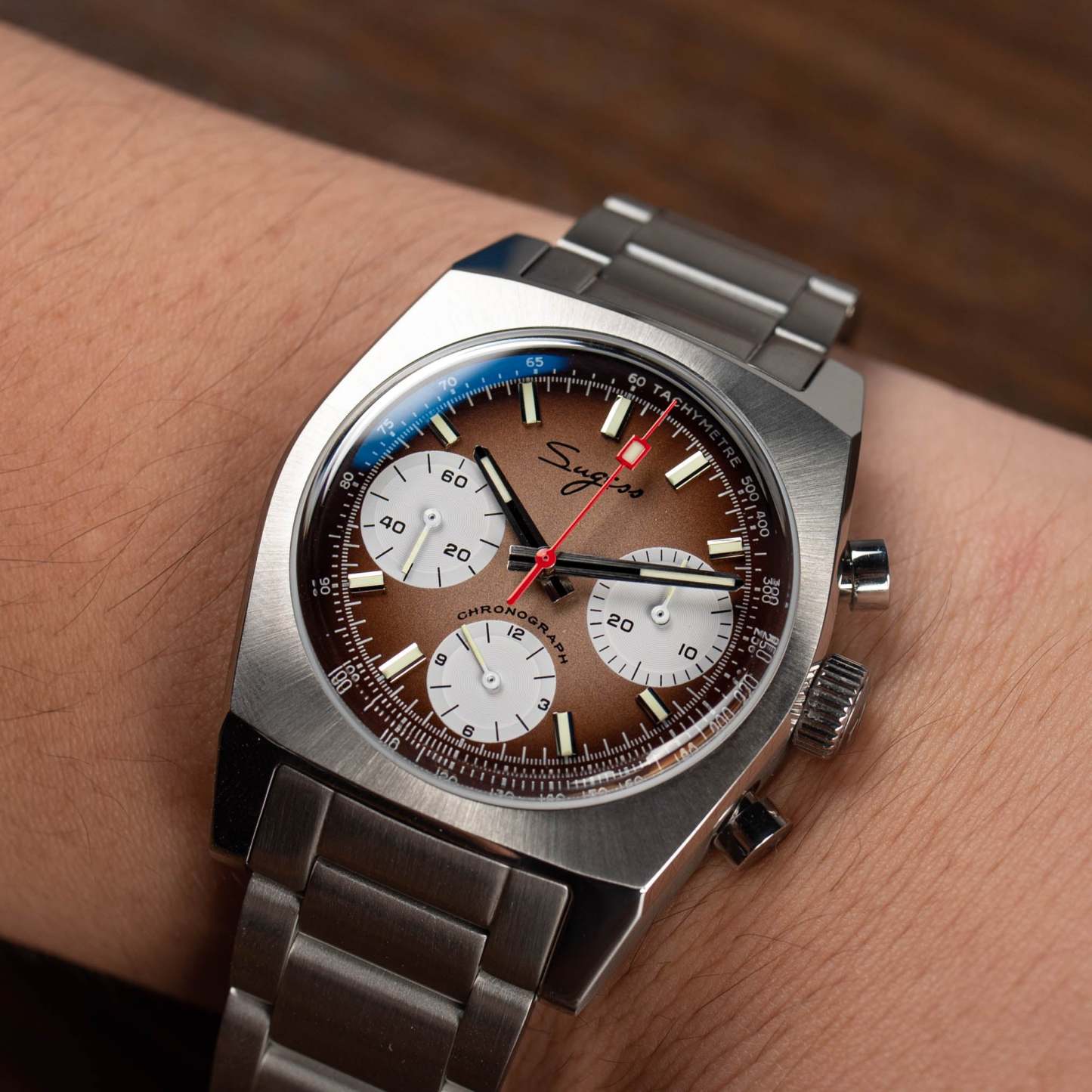 Chrono Heritage S419 Chronograph Smoke Fume Dial-TIME.SHOP