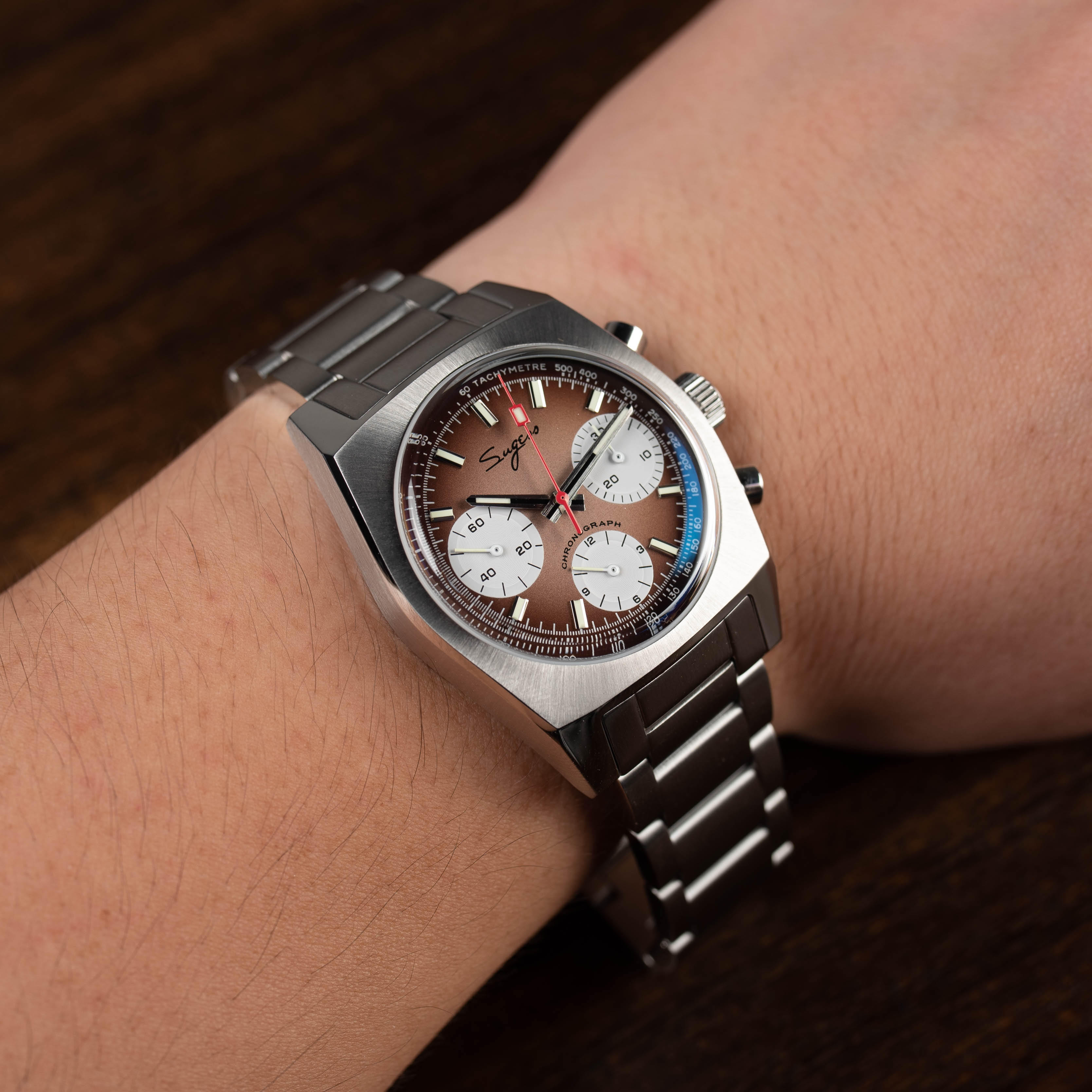 Chrono Heritage S419 Chronograph Smoke Fume Dial-TIME.SHOP