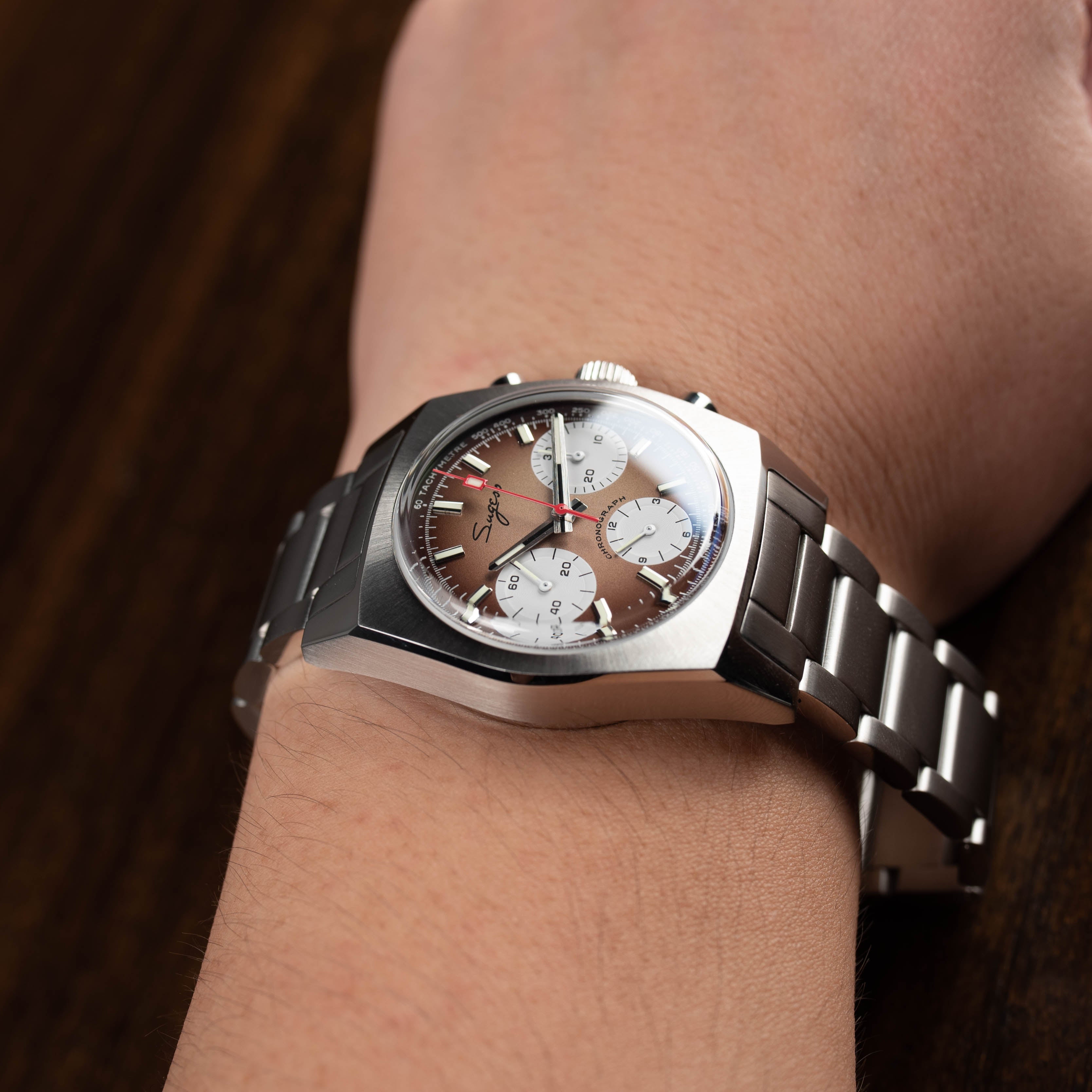 Chrono Heritage S419 Chronograph Smoke Fume Dial-TIME.SHOP