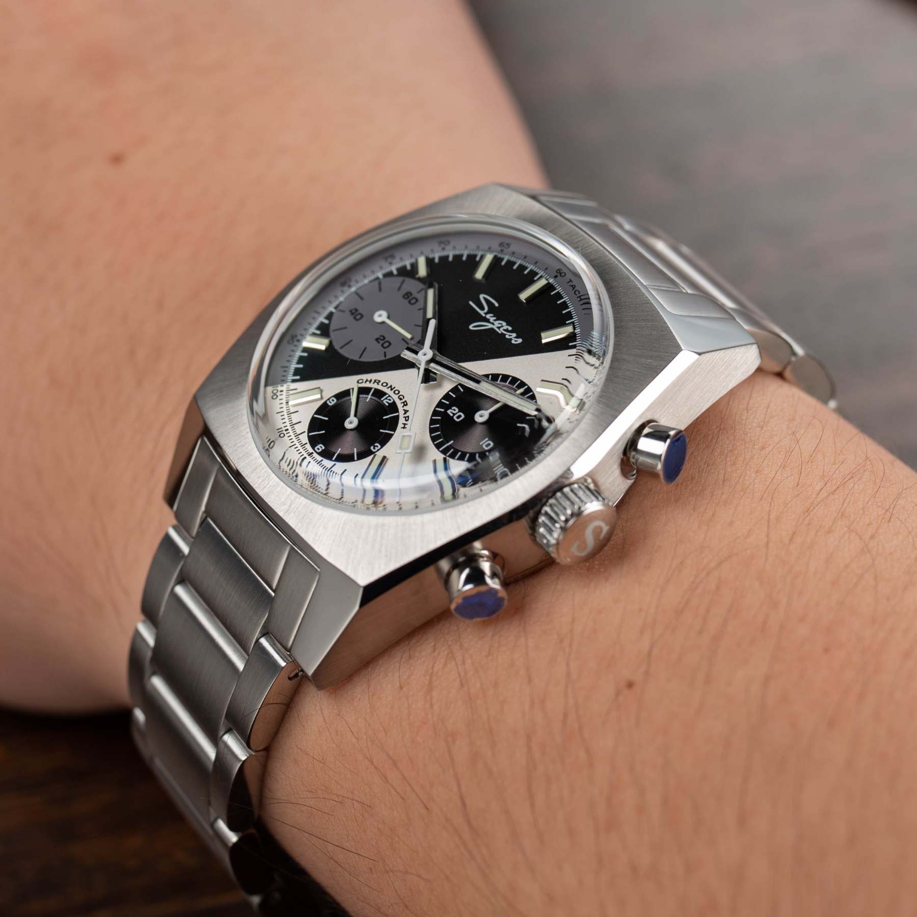 Chrono Heritage S419 Chronograph Zorro Dial-TIME.SHOP