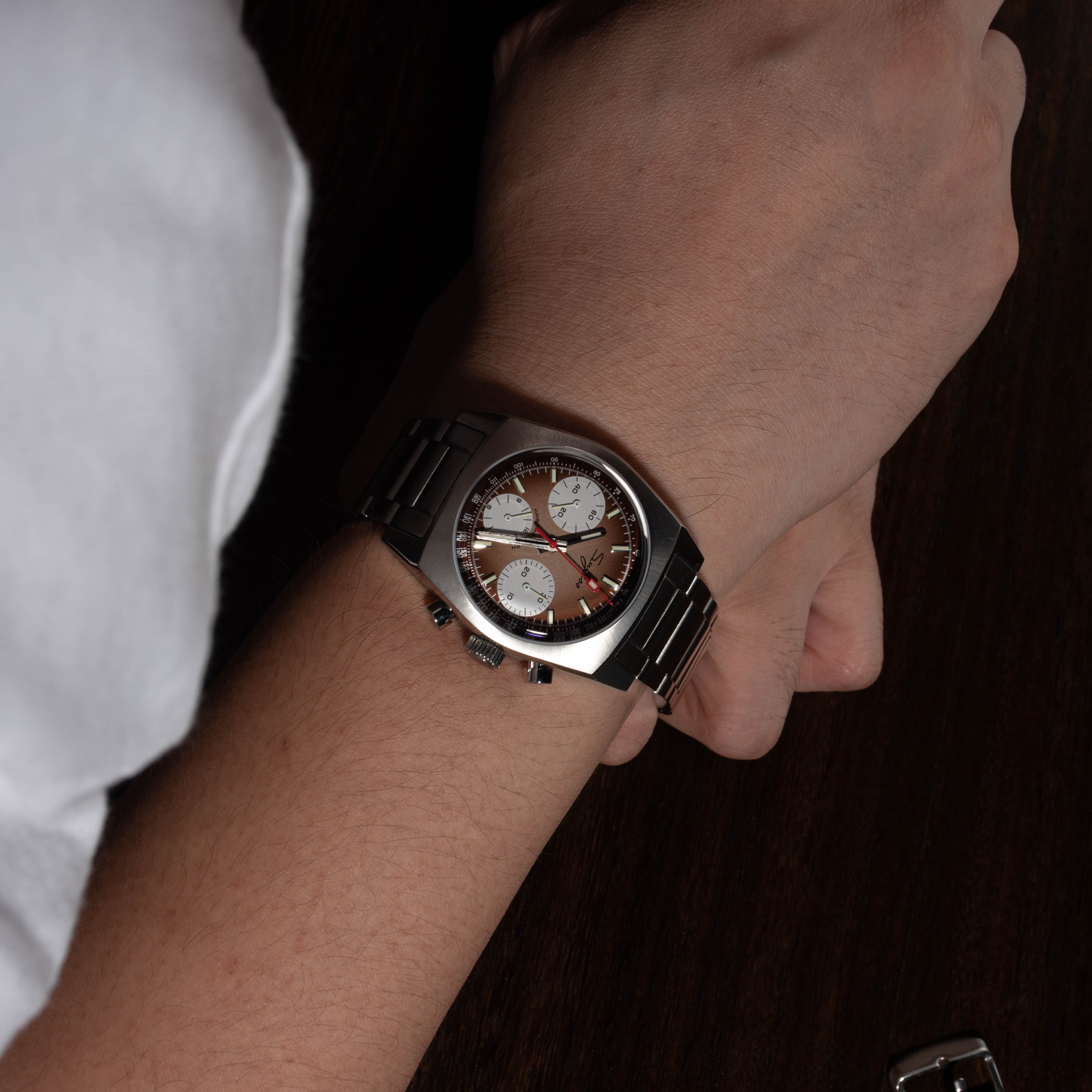 Chrono Heritage S419 Chronograph Smoke Fume Dial-TIME.SHOP