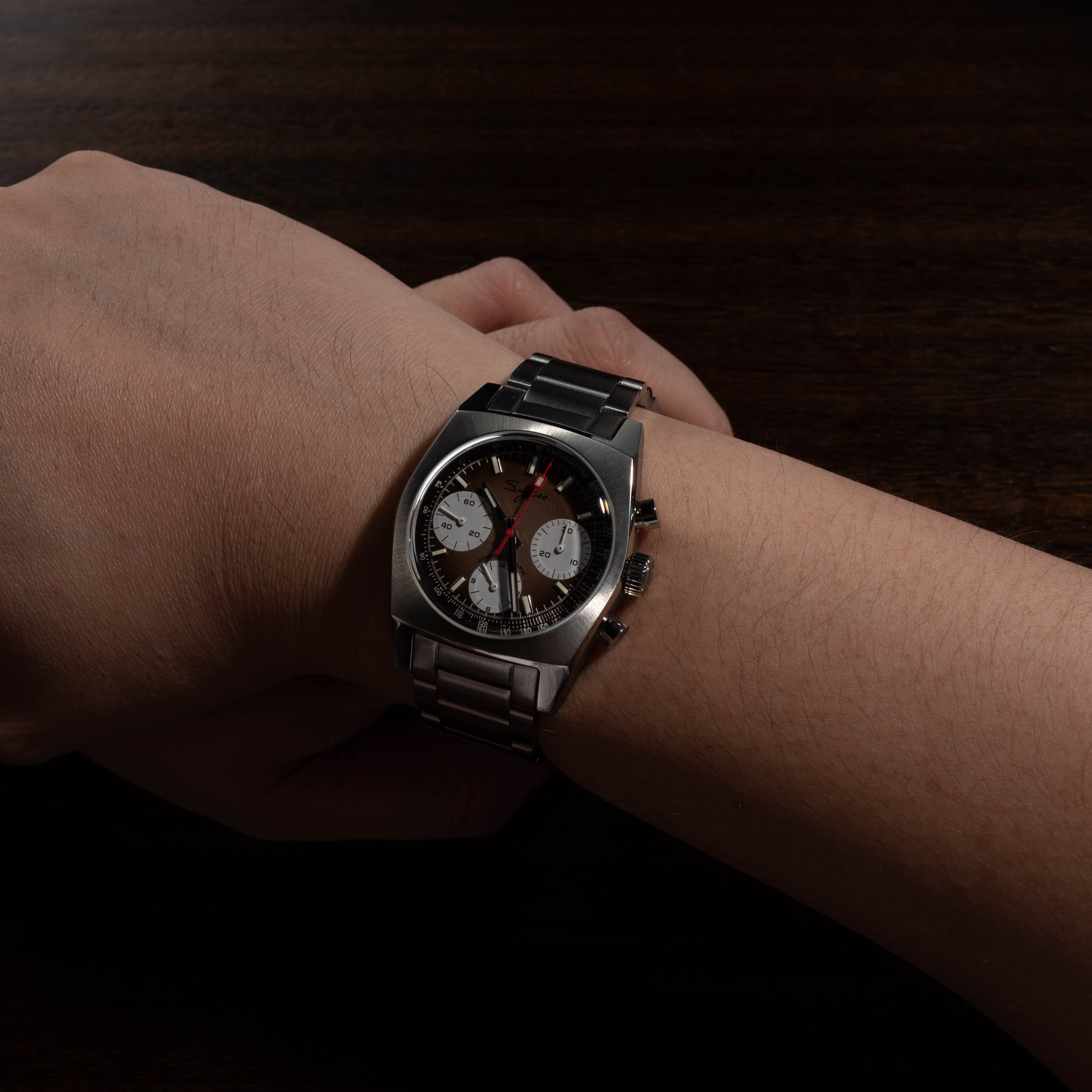 Chrono Heritage S419 Chronograph Smoke Fume Dial-TIME.SHOP