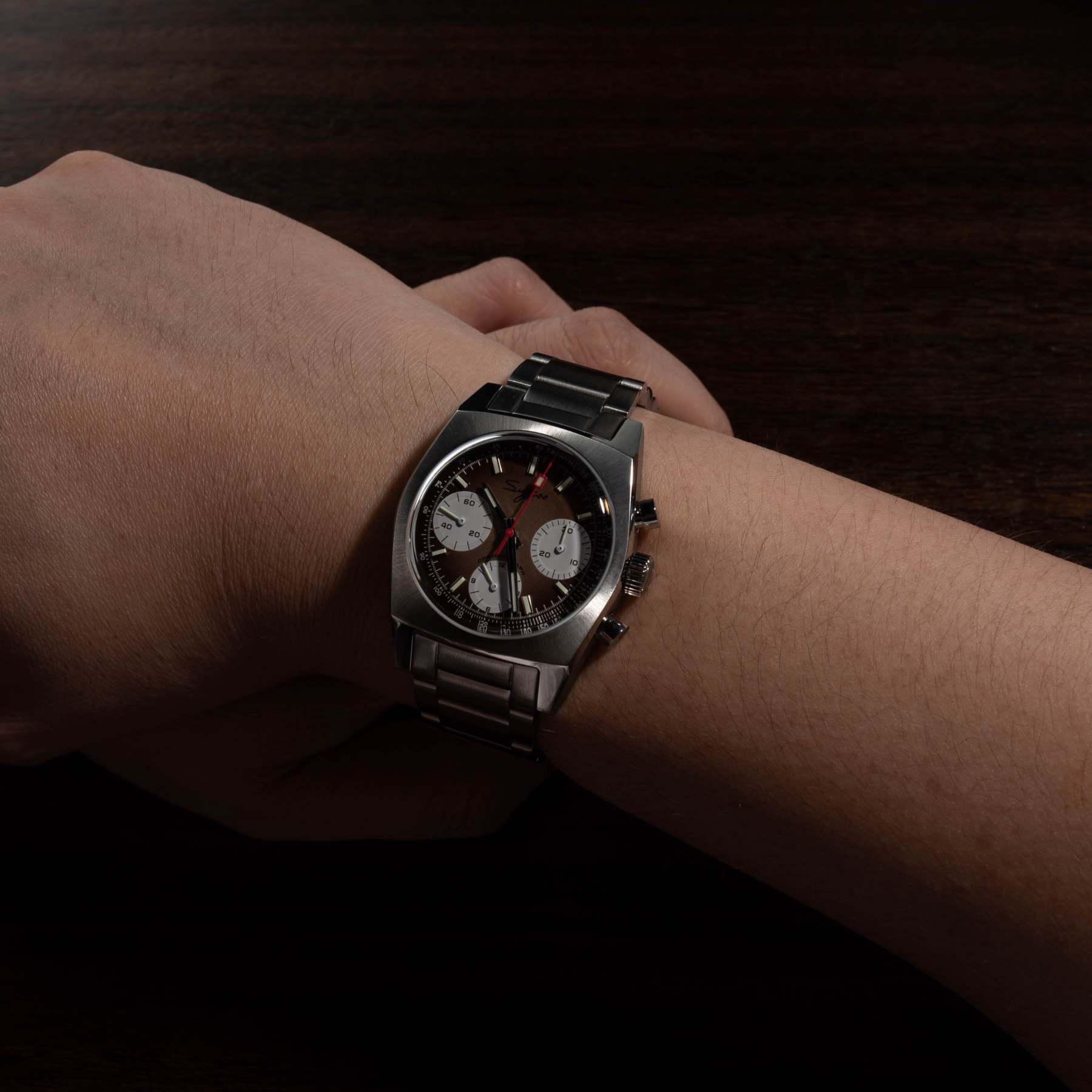 Chrono Heritage S419 Chronograph Smoke Fume Dial-TIME.SHOP