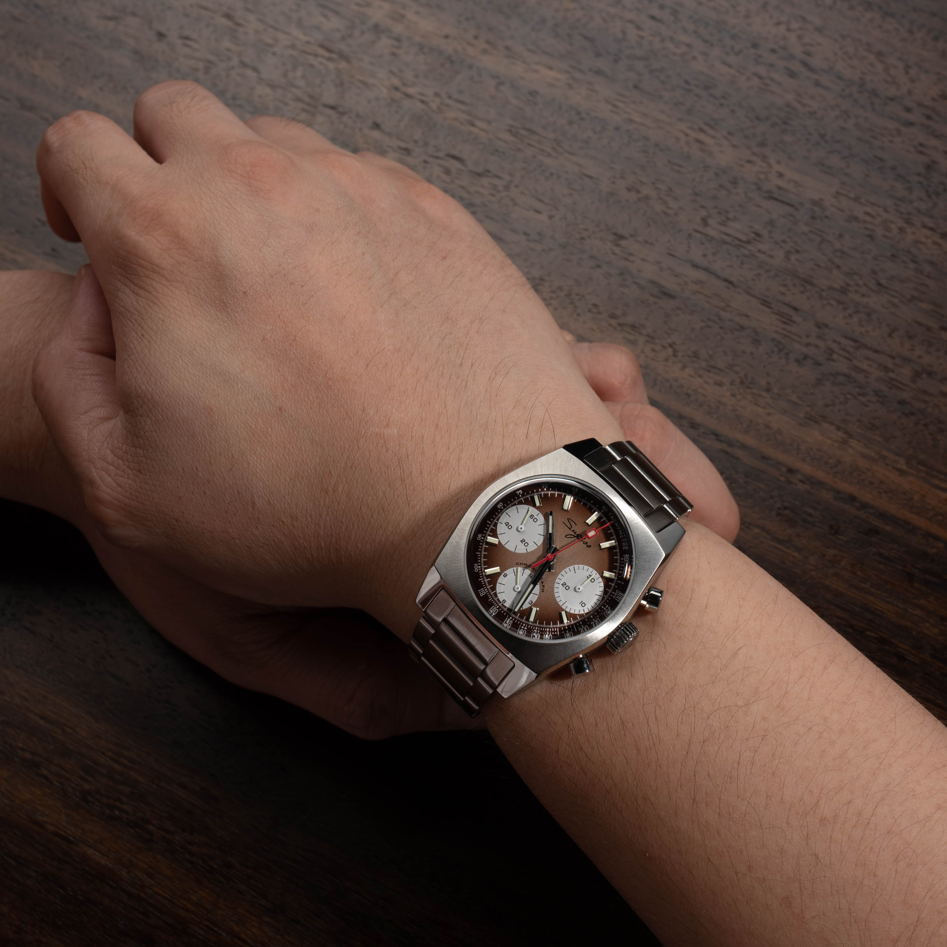 Chrono Heritage S419 Chronograph Smoke Fume Dial-TIME.SHOP