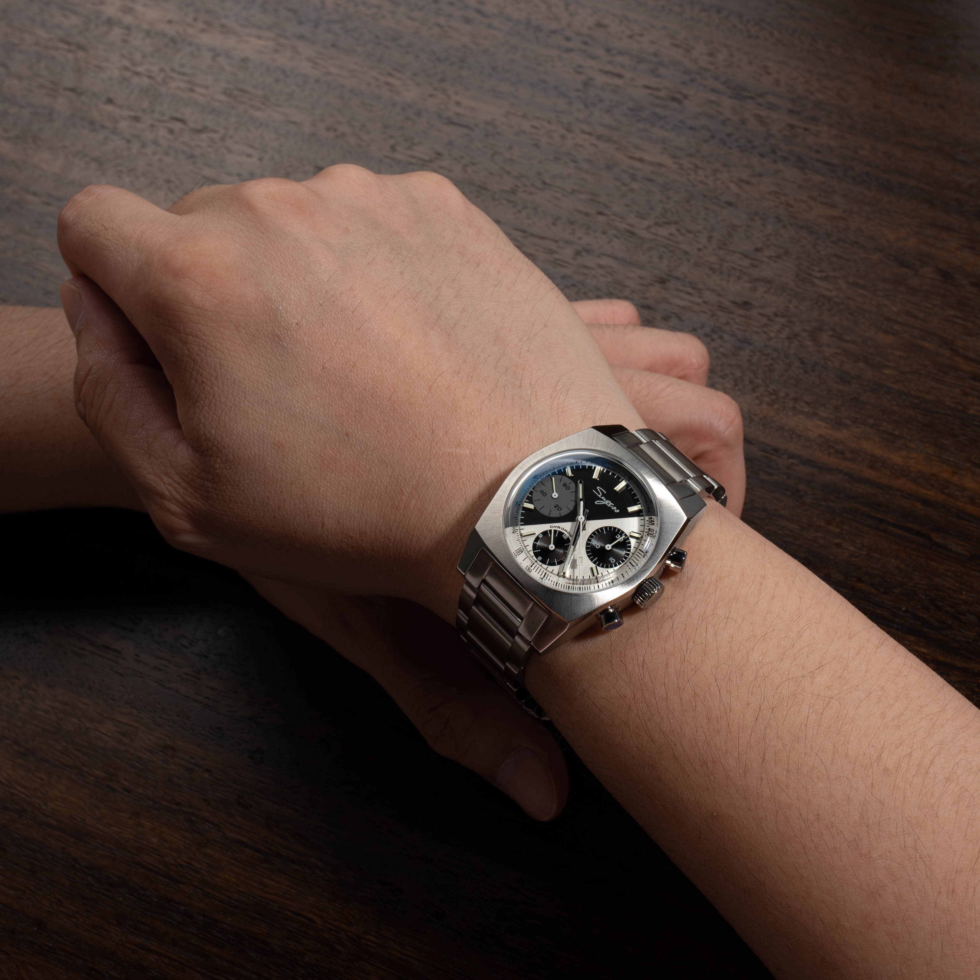 Chrono Heritage S419 Chronograph Smoke Fume Dial-TIME.SHOP