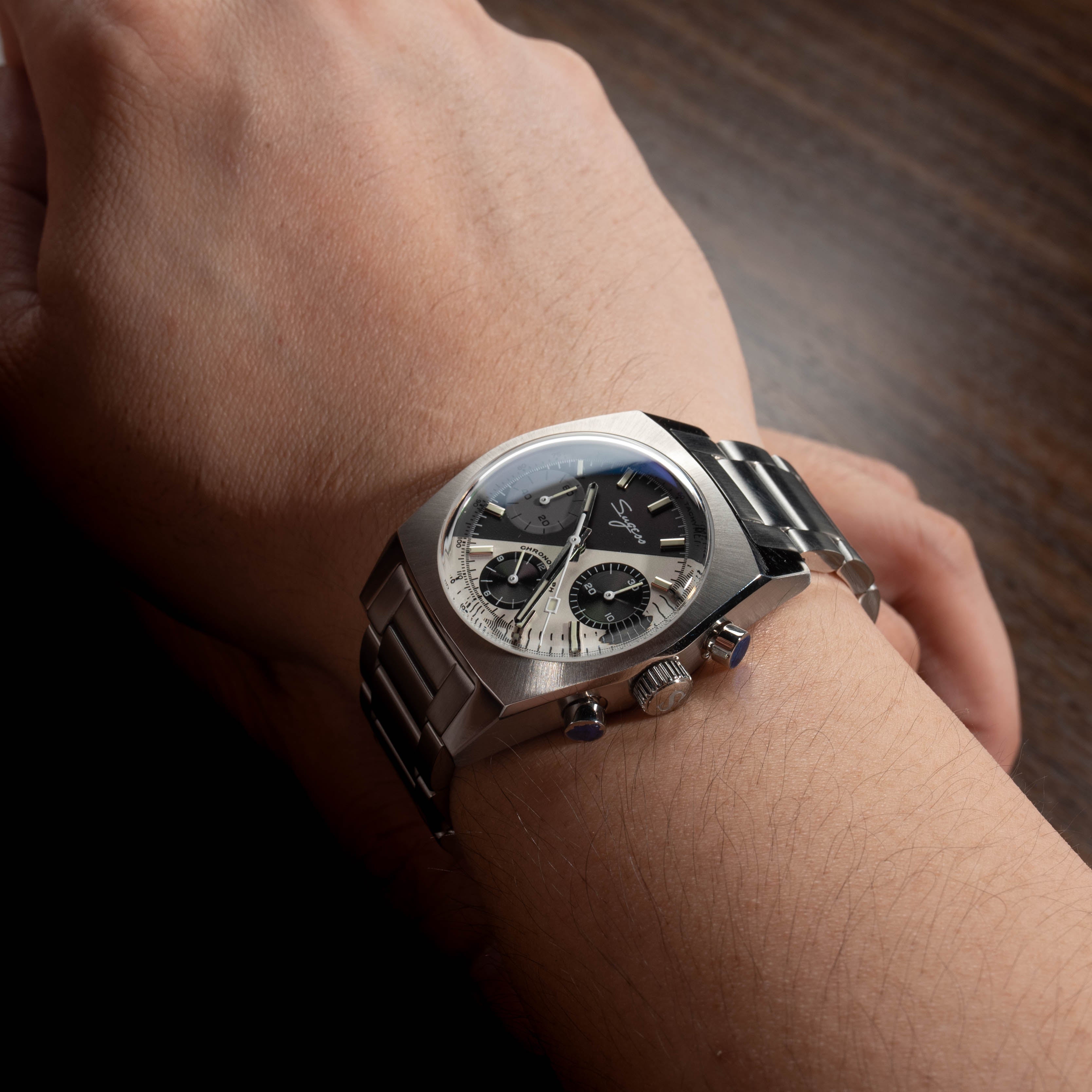 Chrono Heritage S419 Chronograph Smoke Fume Dial-TIME.SHOP