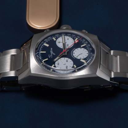 Chrono Heritage S419 Chronograph Blue Panda Dial-TIME.SHOP