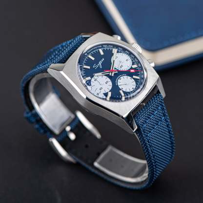 Chrono Heritage S419 Chronograph Blue Panda Dial-TIME.SHOP