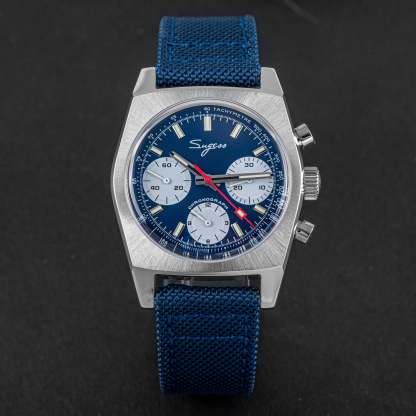 Chrono Heritage S419 Chronograph Blue Panda Dial-TIME.SHOP