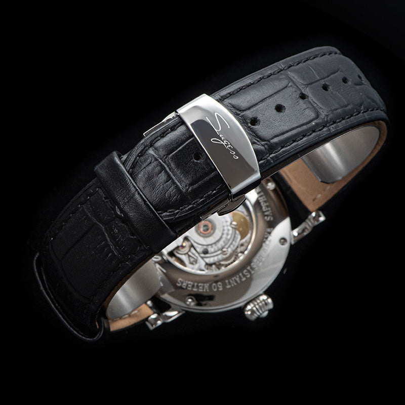 MoonPhase Master SU2108SZ Stainless-Steel Moon Phase Blue Indices-TIME.SHOP