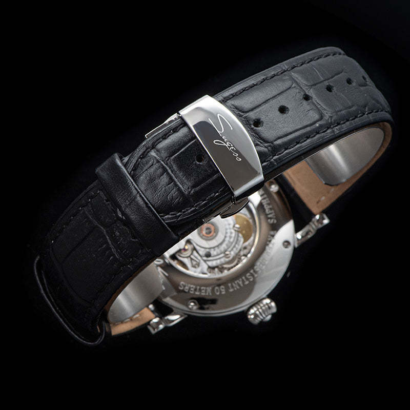 MoonPhase Master SU2108SZ Stainless-Steel Moon Phase Blue Indices-TIME.SHOP