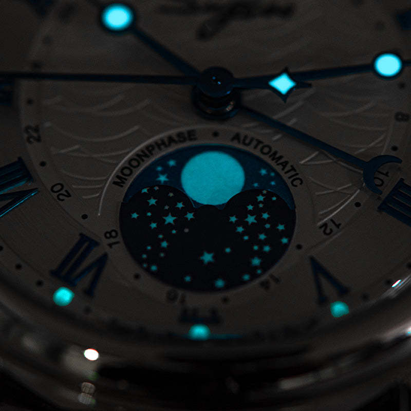 MoonPhase Master SU2108SZ Stainless-Steel Moon Phase Blue Indices-TIME.SHOP