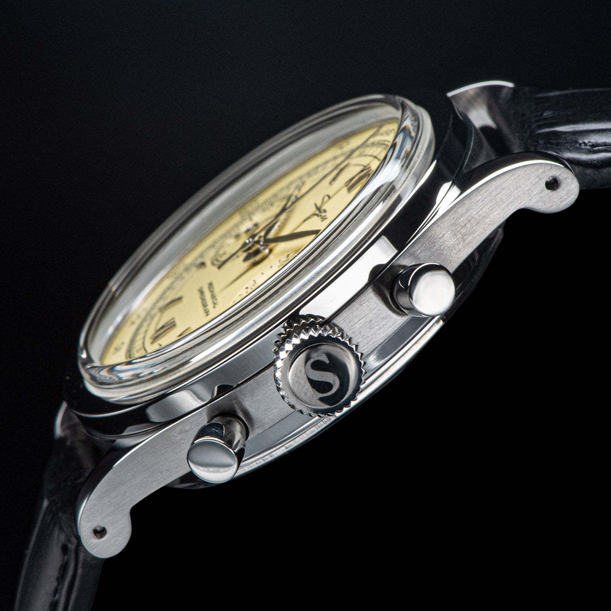 Chrono Heritage 411 SU1901CS Creamy Dial-TIME.SHOP