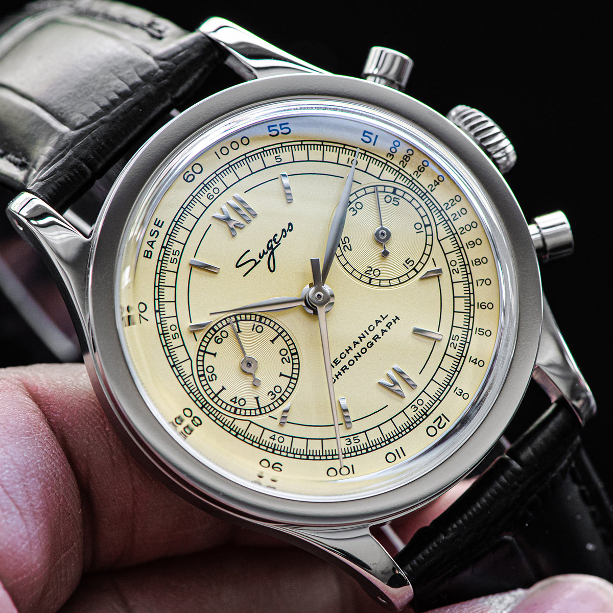 Chrono Heritage 411 SU1901CS Creamy Dial-TIME.SHOP