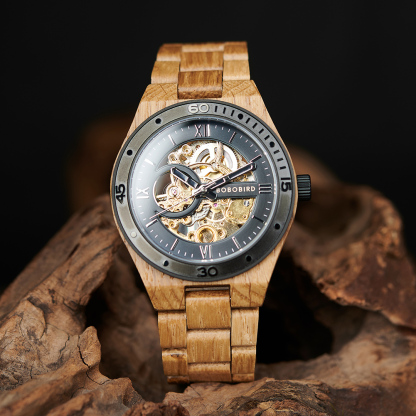 BOBOBIRD GT133  WOODEN STYLE WATCH-TIME.SHOP