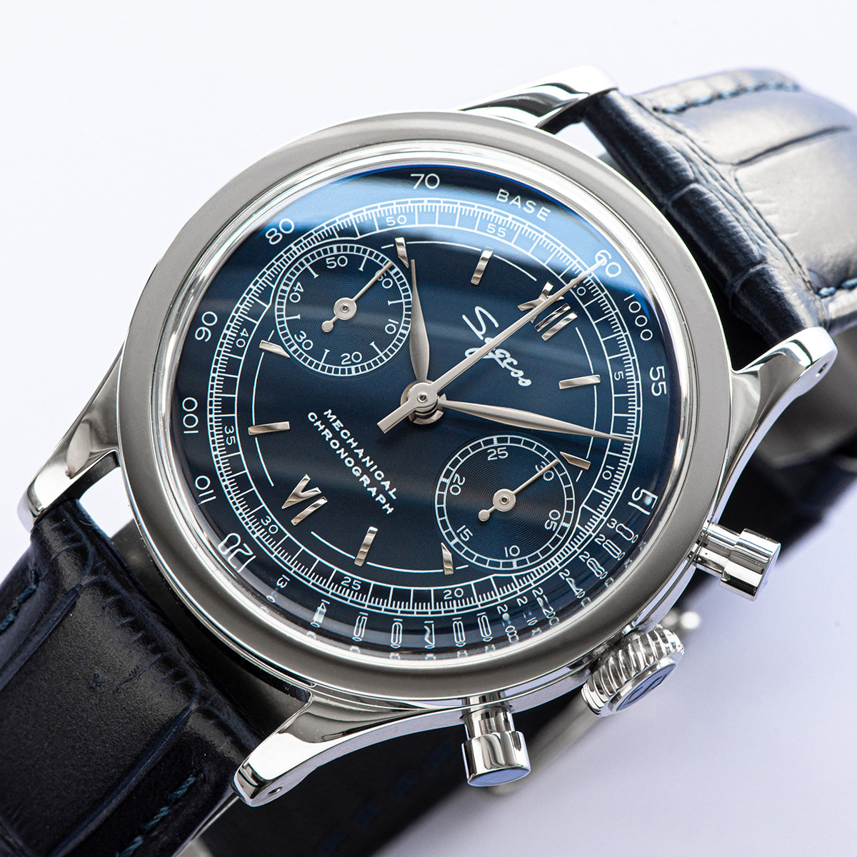 Chrono Heritage 411 SU1901DBS Deep Blue Dial-TIME.SHOP