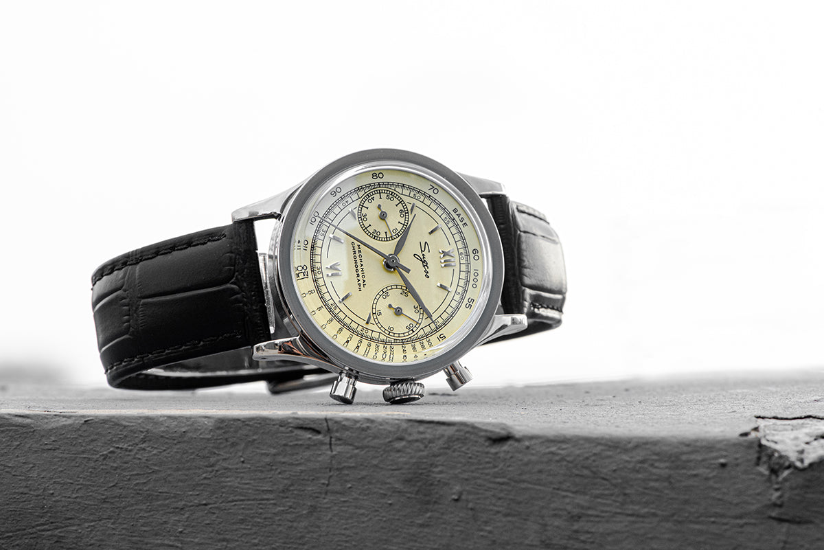 Chrono Heritage 411 SU1901CS Creamy Dial-TIME.SHOP