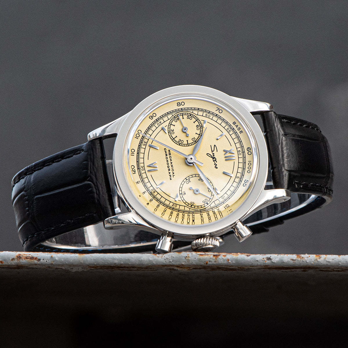 Chrono Heritage 411 SU1901CS Creamy Dial-TIME.SHOP