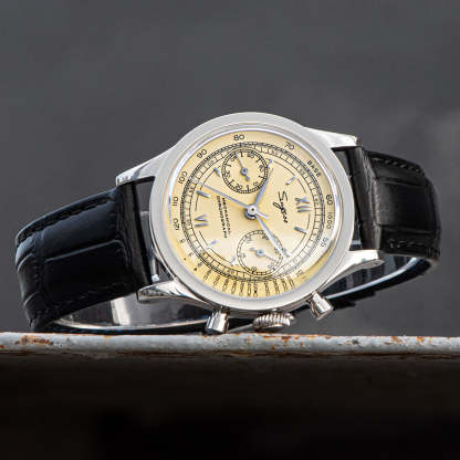 Chrono Heritage 411 SU1901CS Creamy Dial-TIME.SHOP