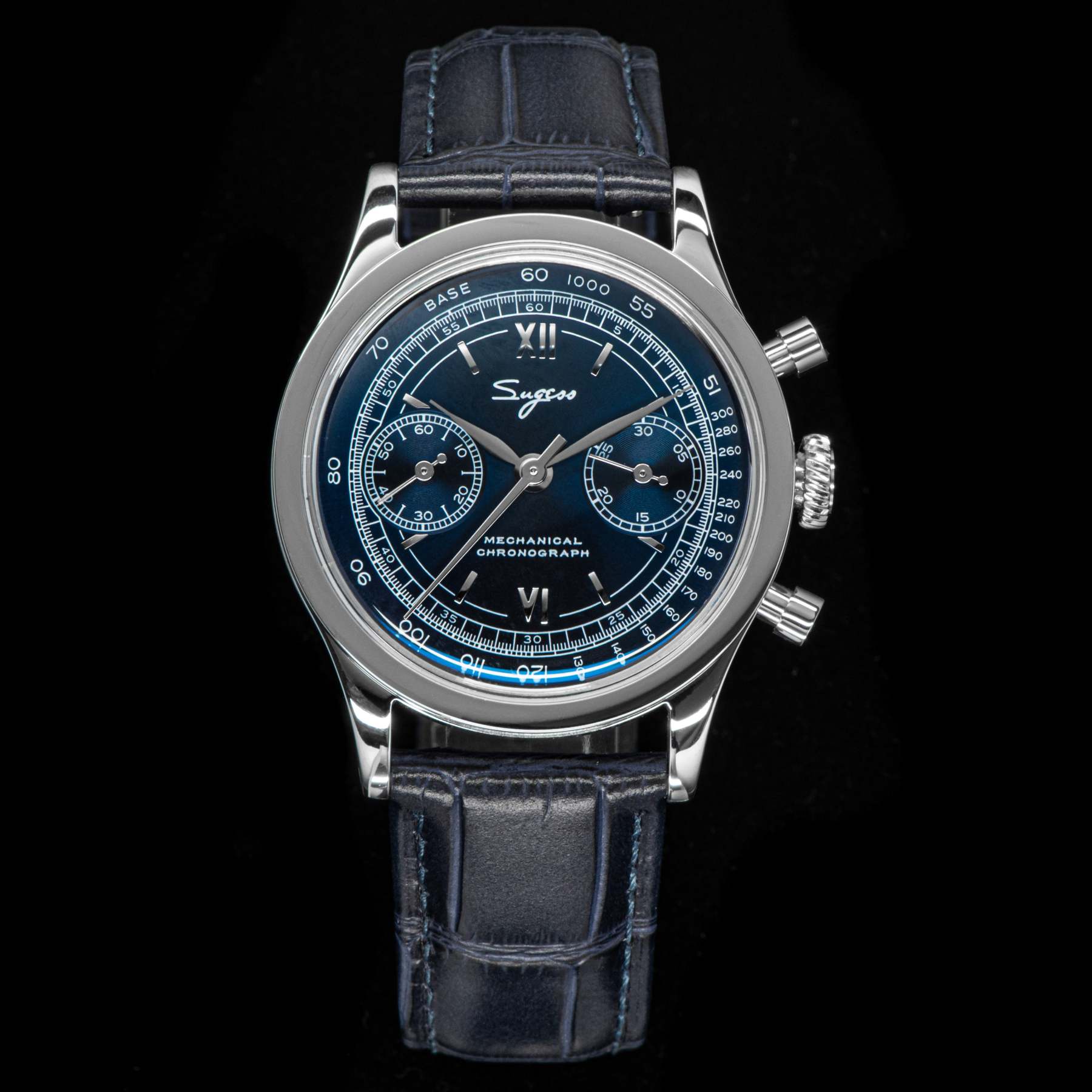 Chrono Heritage 411 SU1901DBS Deep Blue Dial-TIME.SHOP