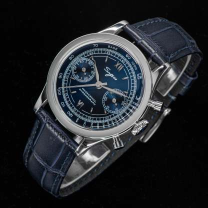 Chrono Heritage 411 SU1901DBS Deep Blue Dial-TIME.SHOP
