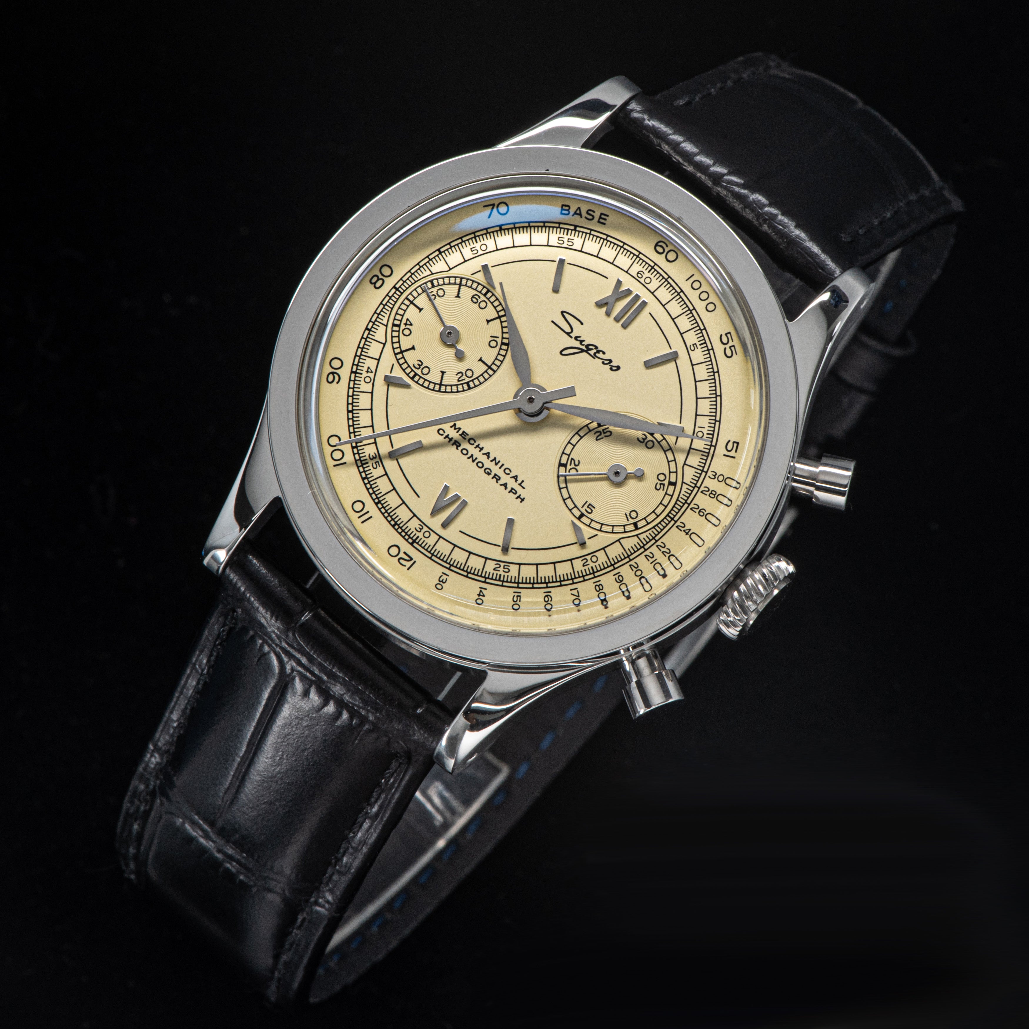Chrono Heritage 411 SU1901CS Creamy Dial-TIME.SHOP