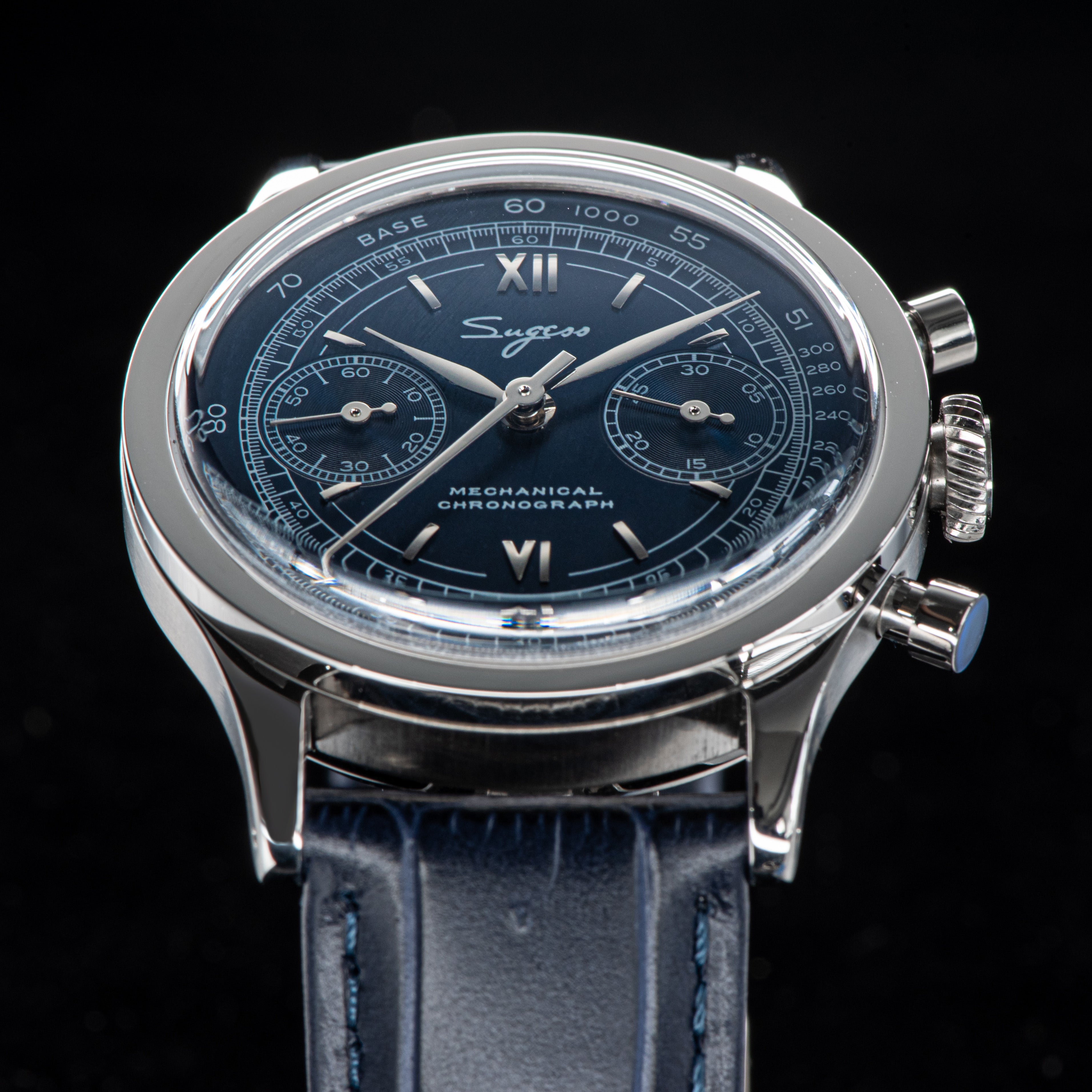 Chrono Heritage 411 SU1901DBS Deep Blue Dial-TIME.SHOP