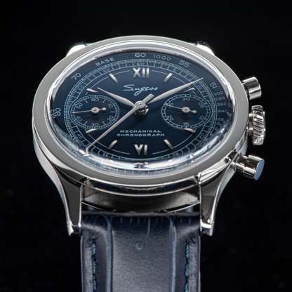 Chrono Heritage 411 SU1901DBS Deep Blue Dial-TIME.SHOP