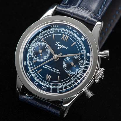 Chrono Heritage 411 SU1901DBS Deep Blue Dial-TIME.SHOP