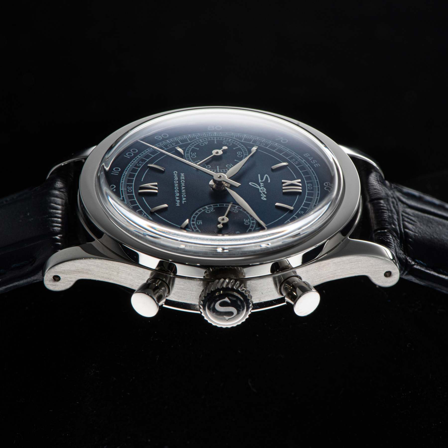 Chrono Heritage 411 SU1901DBS Deep Blue Dial-TIME.SHOP