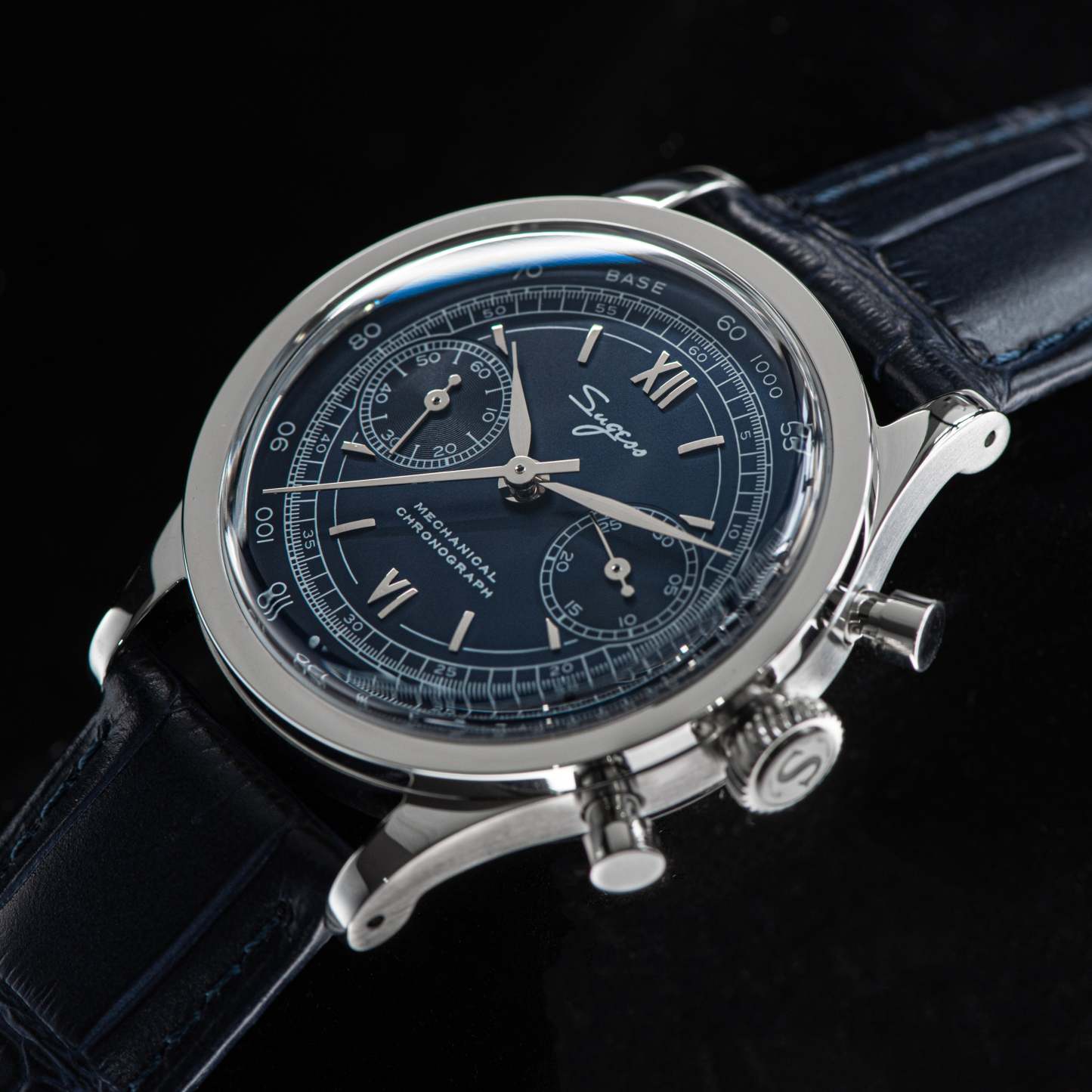 Chrono Heritage 411 SU1901DBS Deep Blue Dial-TIME.SHOP