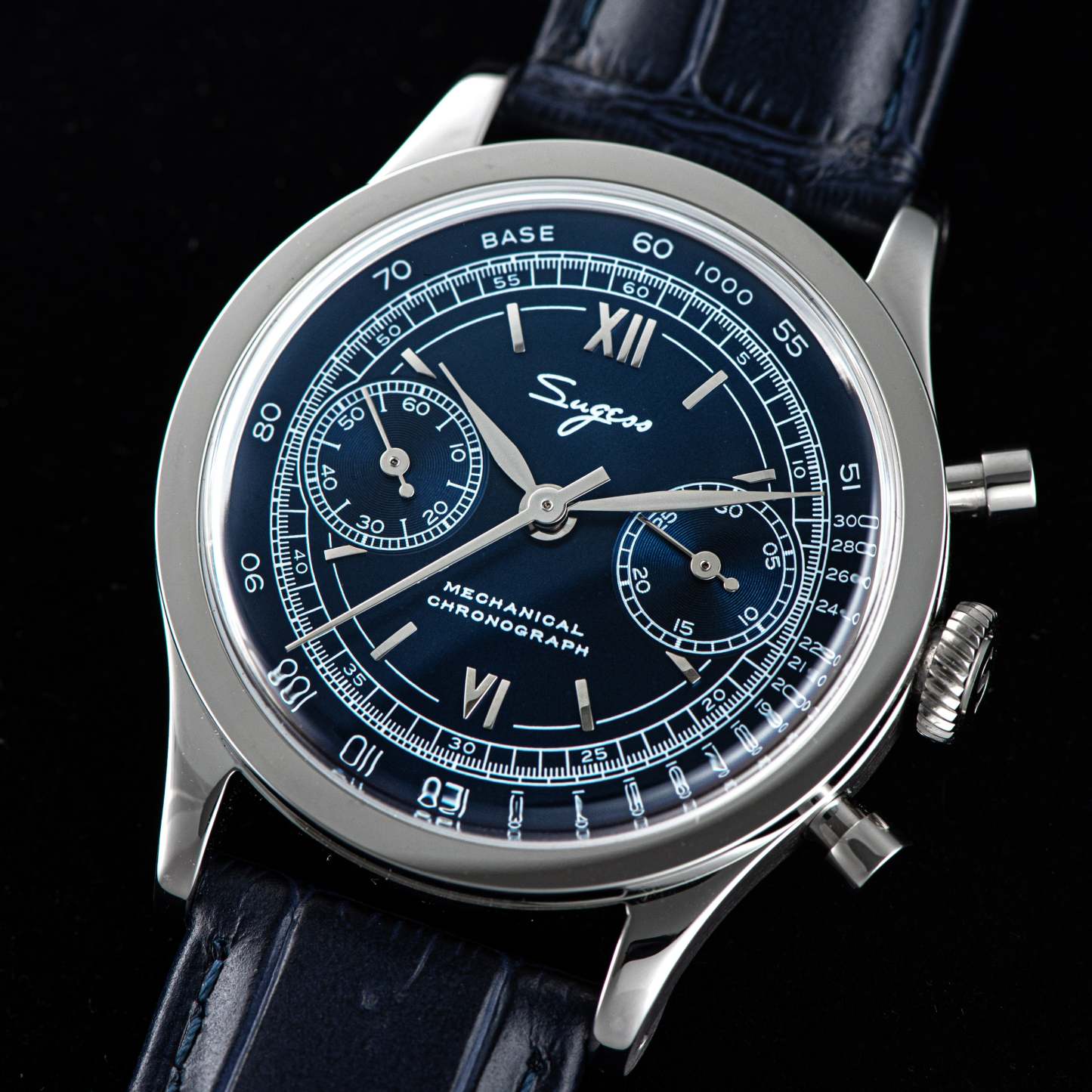 Chrono Heritage 411 SU1901DBS Deep Blue Dial-TIME.SHOP