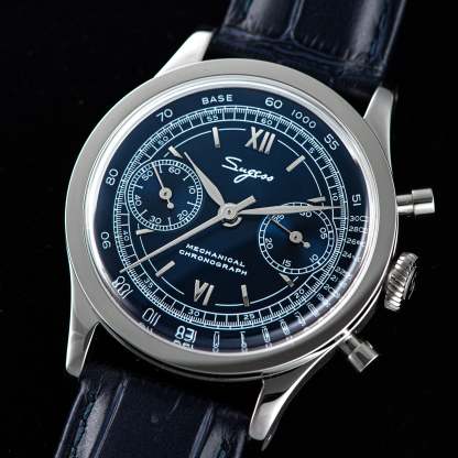 Chrono Heritage 411 SU1901DBS Deep Blue Dial-TIME.SHOP