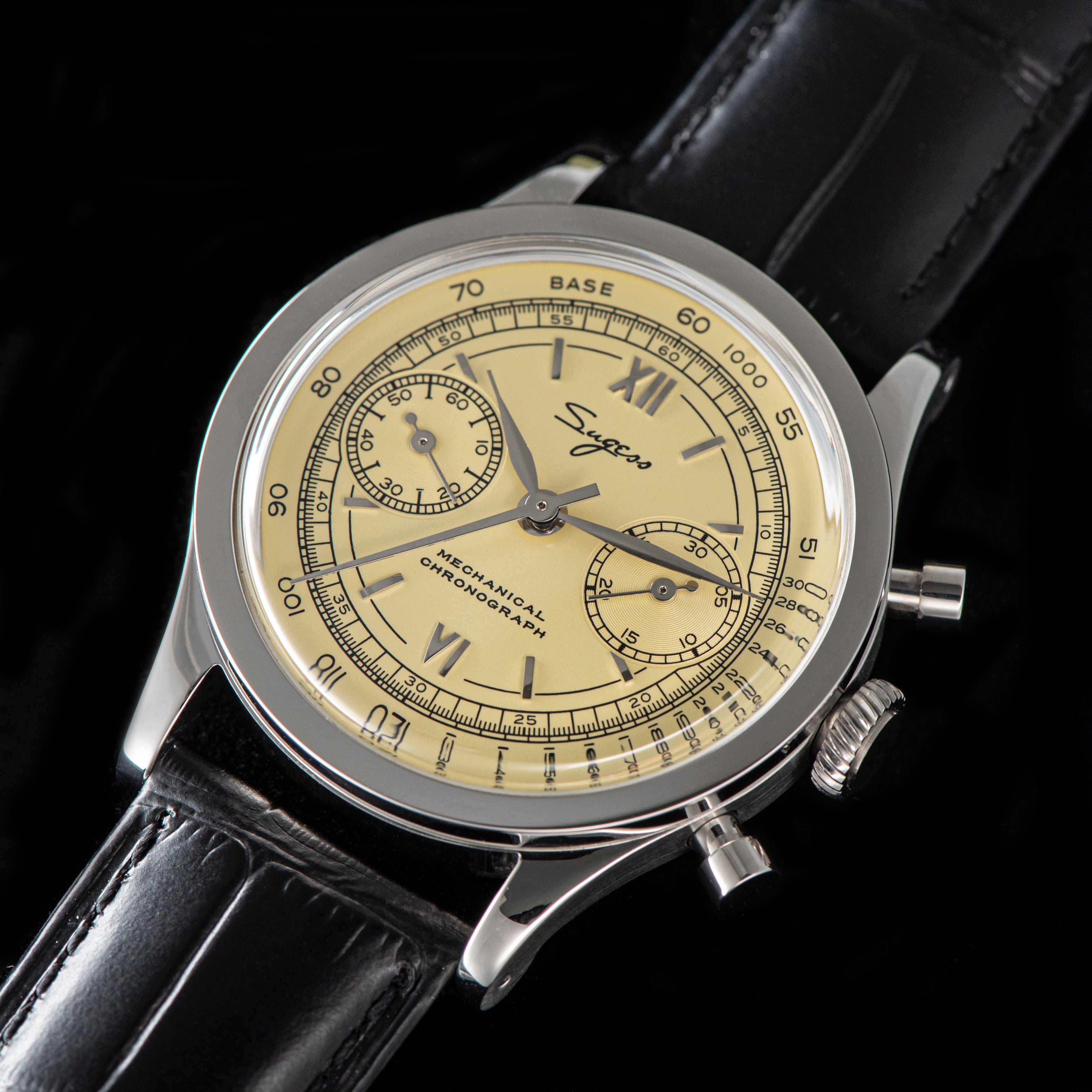 Chrono Heritage 411 SU1901CS Creamy Dial-TIME.SHOP