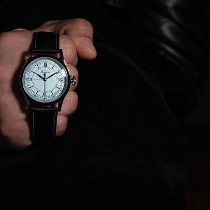 Heritage 411-3B Seagull 2130 Movement  Stainless Steel Case Deep Light Blue Dial SU4113BLB-TIME.SHOP