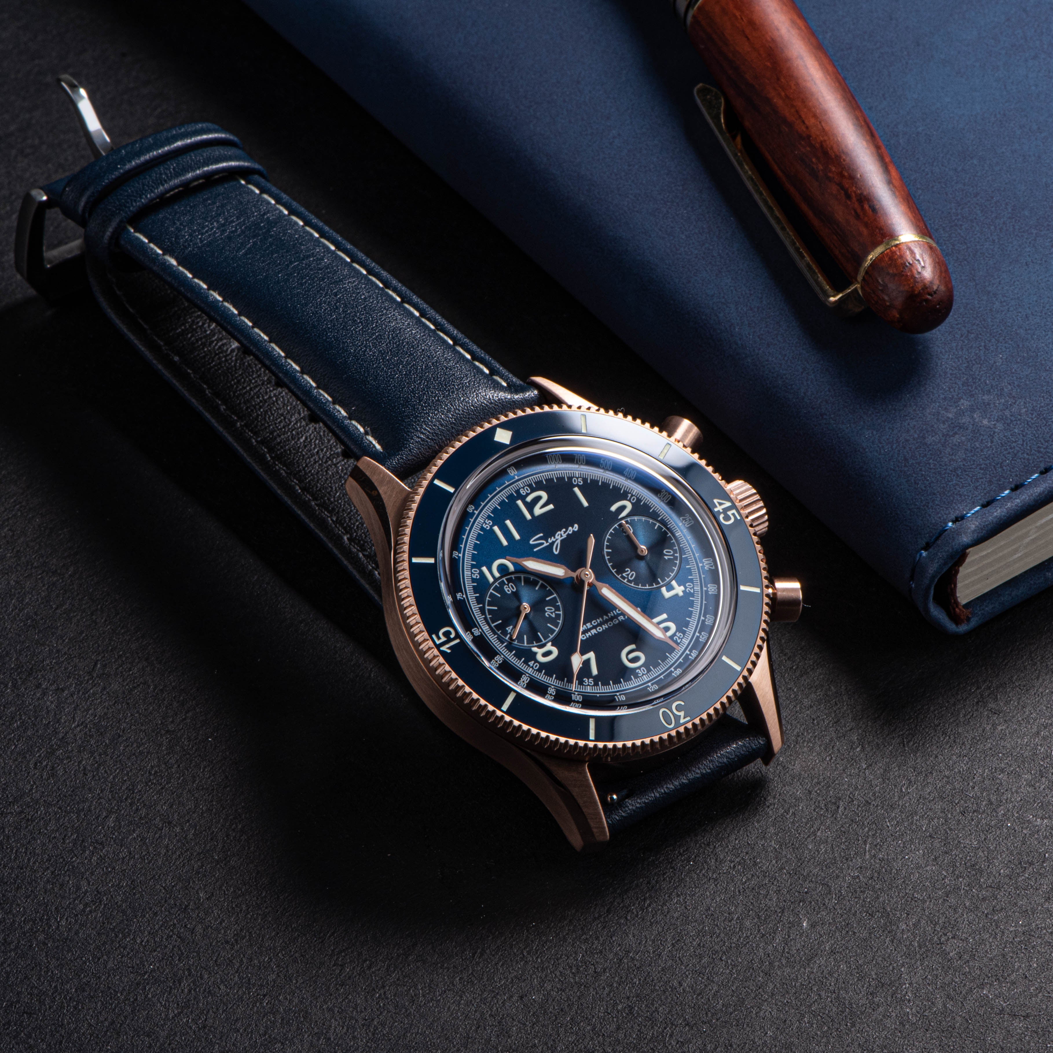 Chrono Heritage 423 Chronograph Rose Gold-TIME.SHOP