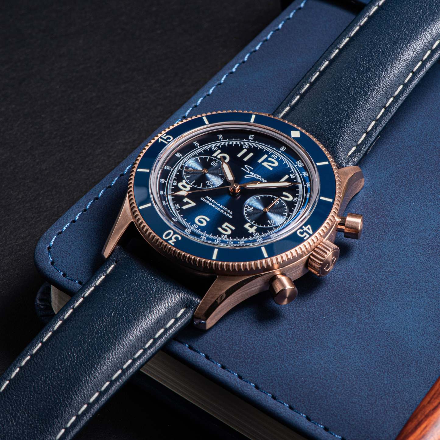 Chrono Heritage 423 Chronograph Rose Gold-TIME.SHOP