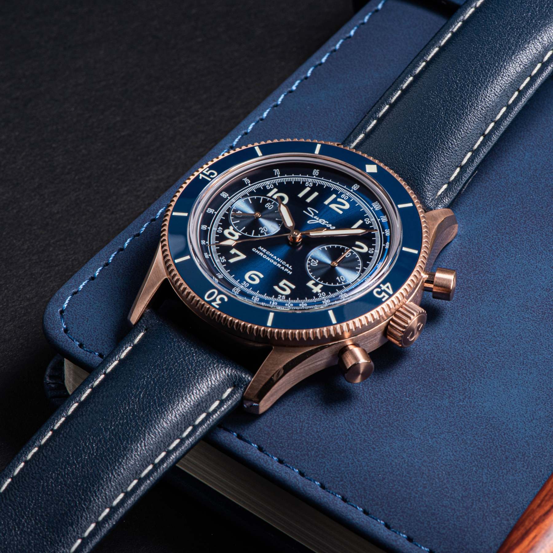 Chrono Heritage 423 Chronograph Rose Gold-TIME.SHOP