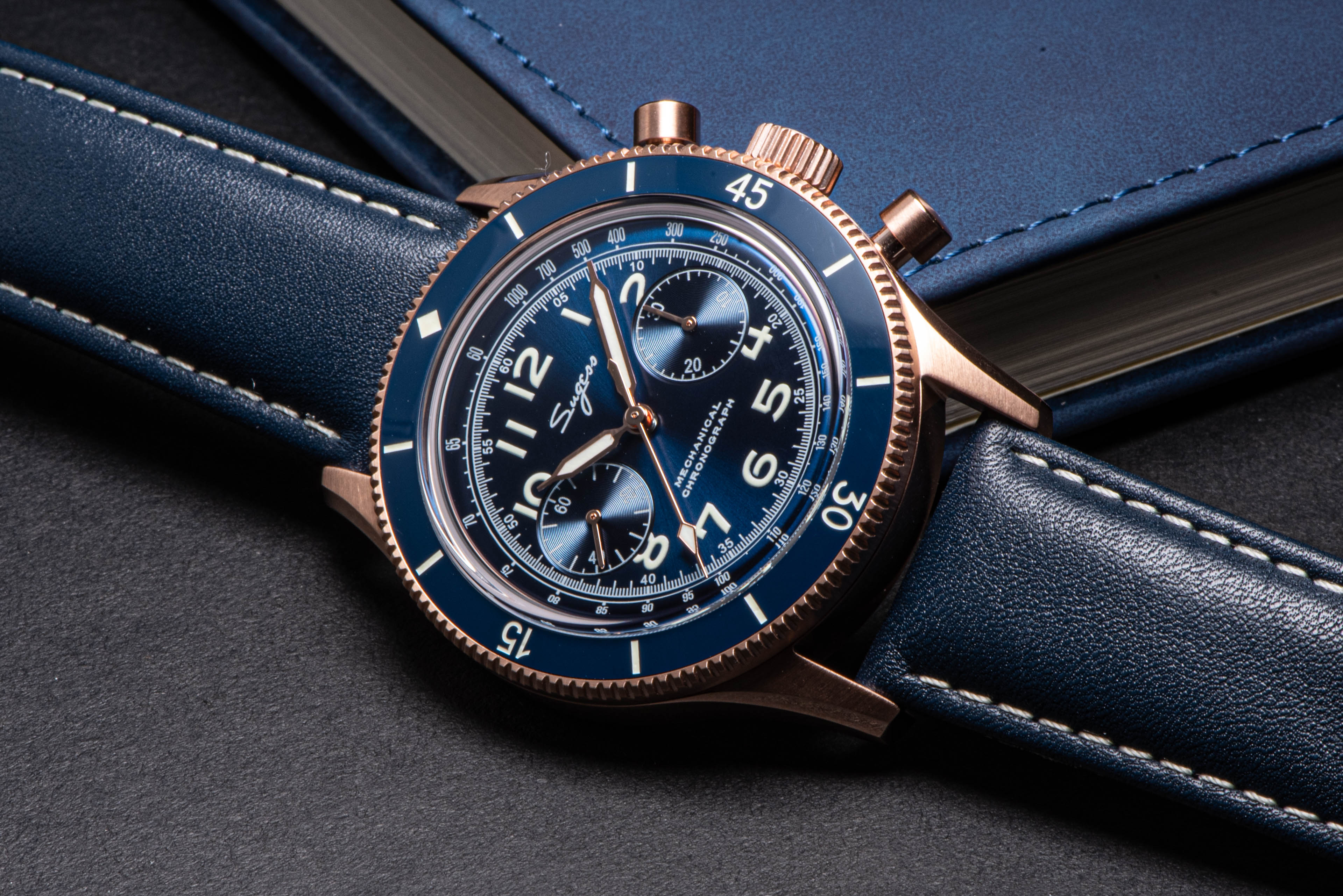 Chrono Heritage 423 Chronograph Rose Gold-TIME.SHOP