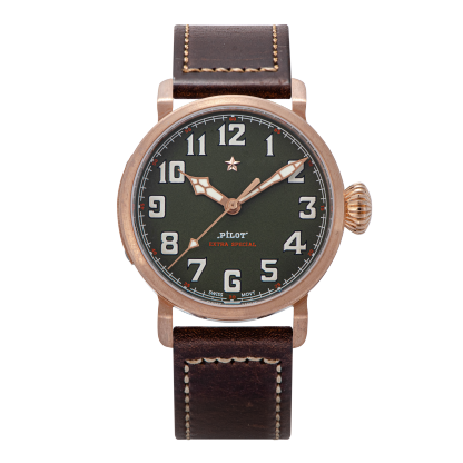 Pilot Master SUPILOT008 Green Dial ST2130 Movement-TIME.SHOP