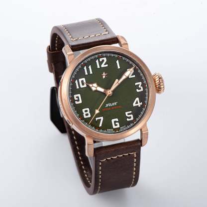 Pilot Master SUPILOT008 Green Dial ST2130 Movement-TIME.SHOP
