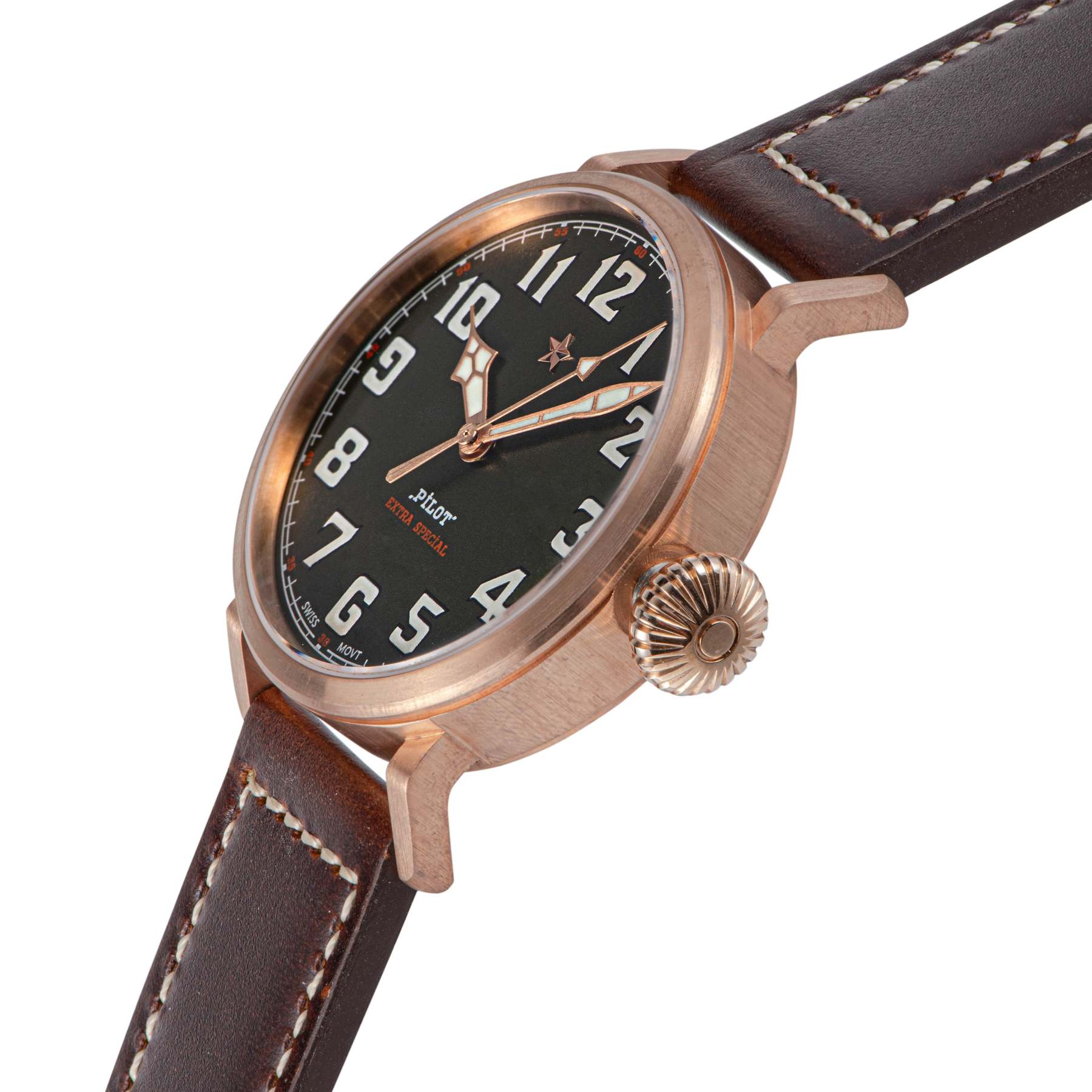 Pilot Master SUPILOT008 Green Dial ST2130 Movement-TIME.SHOP