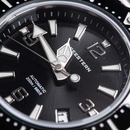 Seestern 416 Professional Diver Watch S416BK Black Dial-TIME.SHOP