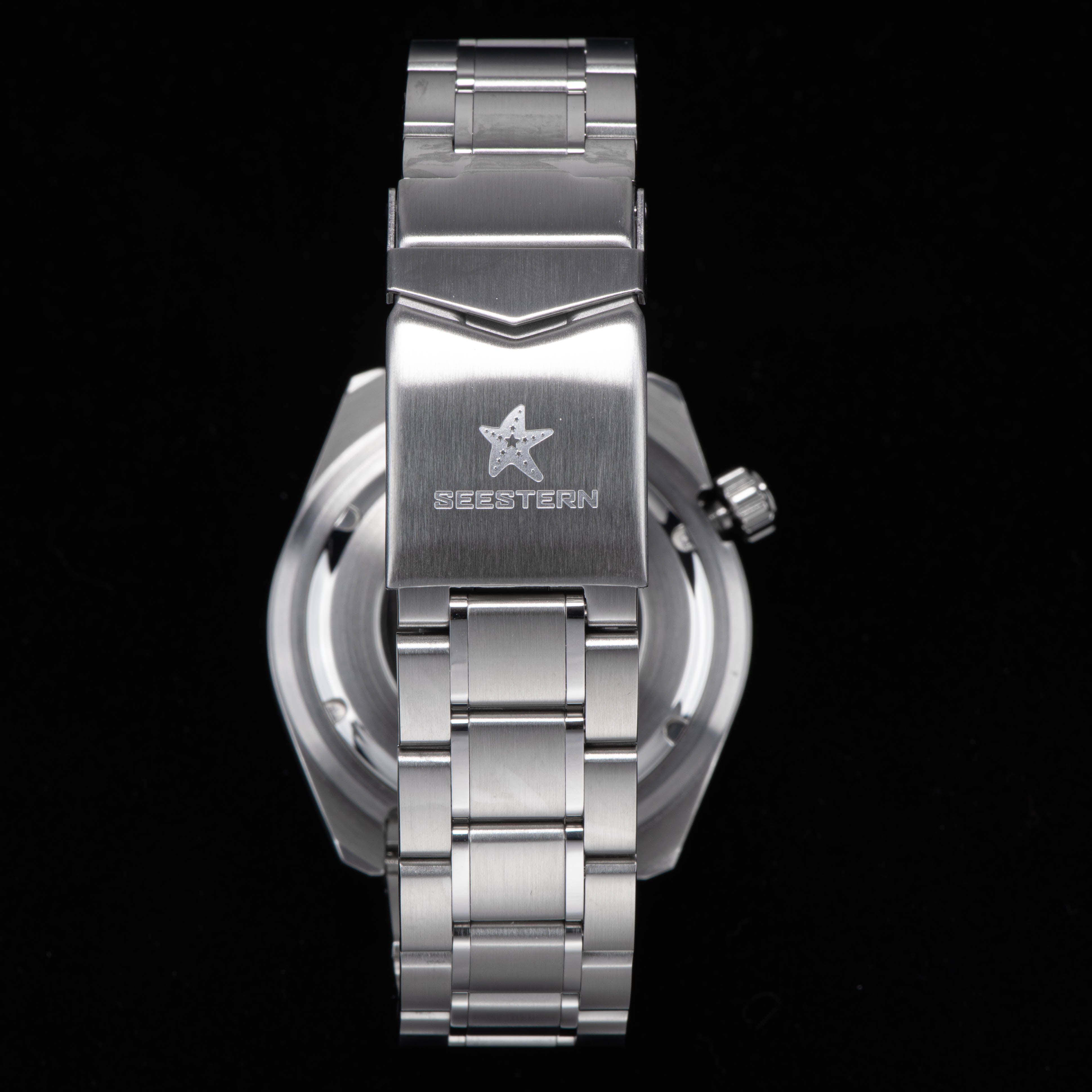 Seestern 416 Professional Diver Watch S416BK Black Dial-TIME.SHOP