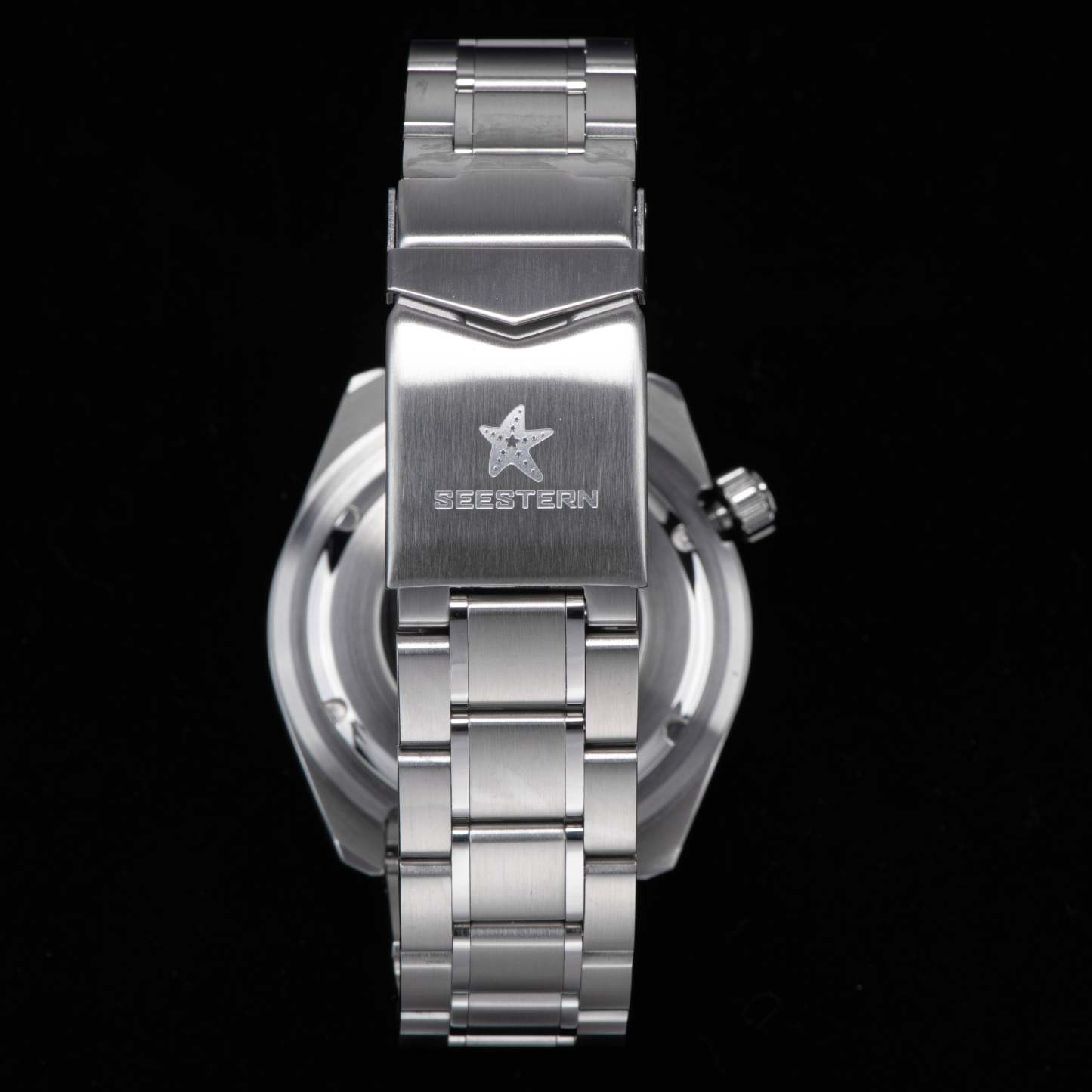 Seestern 416 Professional Diver Watch S416BK Black Dial-TIME.SHOP