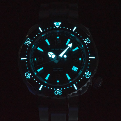 Seestern 416 Professional Diver Watch S416BK Black Dial-TIME.SHOP